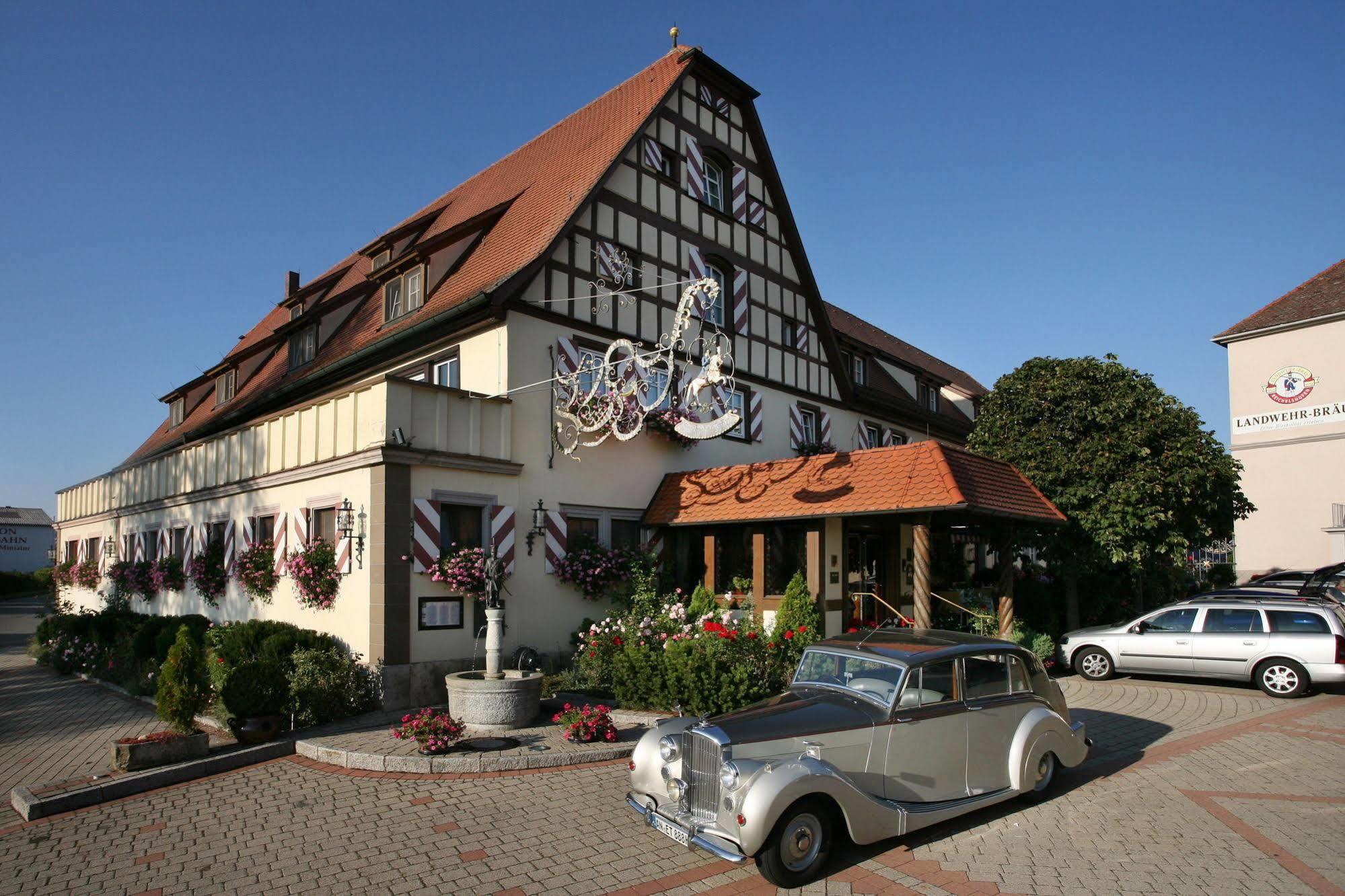 布劳雷嘎斯霍夫兰德维尔布劳酒店 Reichelshofen 外观 照片